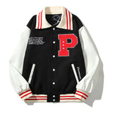 Cardigan Baseball Jacket Autumn and Winter PMO Embroidered Baseball Uniform Jacket