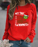 Men and Women Grinch Shirt Christmas Autumn and Winter Loose Sweater