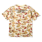 Bathing Ape T Shirt Summer Letter Print Camouflage Short Sleeve T-shirt
