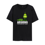 Men and Women Grinch Shirt Casual Loose Short Sleeves T-shirt