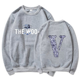Vlone Sweatshirts Round Neck Sweater Printed Men'S And Women'S Loose