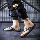 Flip Flops Summer Hong Kong Style Men's Slippers Flip Flops Outdoor Beach
