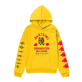 Anime Hoddies Clothing Fire Shadow Tissue Printed Hoodie
