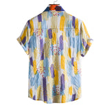 Camp Collar Shirt Short Sleeve Printed Shirt