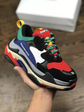 Unisex Balenciaga Clunky Sneaker  Triples Crystal Air Cushion Thick Sole Height Increasing Hot Casual Sports Shoes