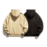 Man Fall Outfis Autumn and Winter Printing Hooded Thick Sweatshirt Loose Casual Jacket