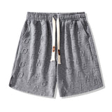 Men White Shorts Summer Wide Retro Casual Casual