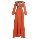 African Dashiki Dress Women 'S Dress With Belt