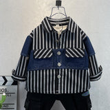 Toddler Boys Sweater Boys Autumn Wear Denim Jacket Spring and Autumn
