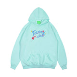 Man Fall Outfits Alphabet Embroidery Loose Couple Hooded Sweater