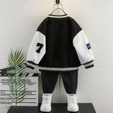 Toddler Boys Jackets Boys' Spring Coat Baseball Uniform