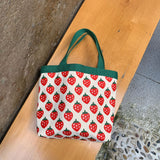 Strawberry Bags Strawberry Canvas Lunch Bag
