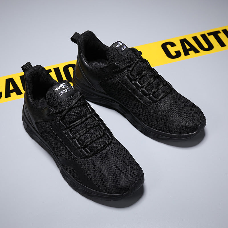 Men's Sneaks Sports Fashion Trendy Shoes Men's Summer Breathable Flyknit Running Shoes Outdoor Travel Sneakers