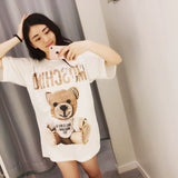 Moschino T Shirt Bear T-Shirt Plus Size Couple