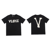 Vlone T Shirt Loose Men'S And Women'S Reflective T-Shirt Summer