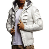 Baja Hoodie Zipper Cardigan Hooded Knitted