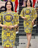 African Dashiki Dress Summer Women's Slim Fit plus Size Dress