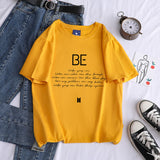 BTS Proof T Shirt Summer Loose Cotton T Top for Women
