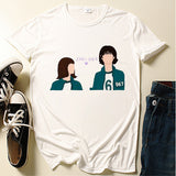 Squid Game Costume Cartoon Printed Short-Sleeved T-shirt