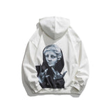 Men's Graphic Hoodies Men's Autumn Vintage Printed Loose Street Casual Hoodie