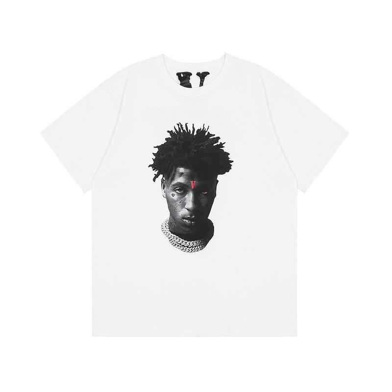 Vlone Printed Shortsleeved Popular Men'S And Women'S Tshirt
