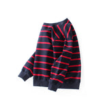 Children Long Sleeve Shirts Spring and Autumn Boy's Hoody Striped Long-Sleeve T-shirt