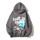 Kanye West Sunday Service Hoodie Vintage Graffiti Skull Letter Foam Printed Letter Sweater