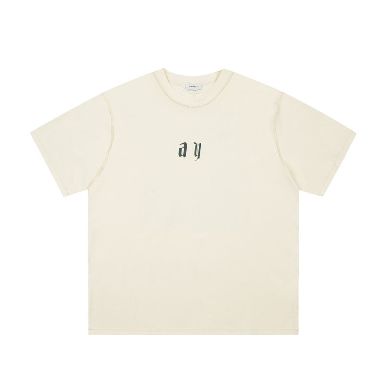 Askyurself T Shirt Loose Short Sleeve Reflective T-shirt