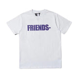 Vlone Printed Loose Hip Hop Shortsleeved Tshirt Hip Hop Men And Women