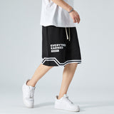 Mens White Shorts Men's Shorts Summer Loose Sports and Leisure