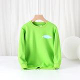 Children Long Sleeve Shirts Spring and Autumn Sweater Terry Bottoming Shirt