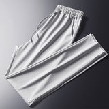 Grey Sweatpants Autumn Track Pants Men's Casual Pants Thin
