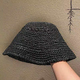 Summer Hats Women's Summer Hat Woven Bucket Hat