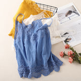 Coachella Music Festival Outfits Hollow Lace Camisole Women's Summer