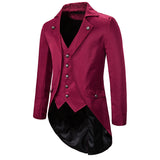 Men Prom Outfits Solid Color Multi-Grain Single-Breasted Lapel