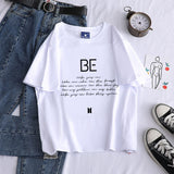 BTS Proof T Shirt Summer Loose Cotton T Top for Women