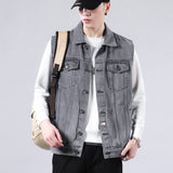Men Denim Jackets Men's Autumn
