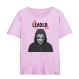 Squid Game Costume printed loose cotton round neck short sleeve t-shirt for women