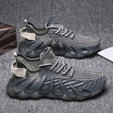 Sneaker Shoes Trendy Summer Men'S Shoes Casual Low Top Solid Color Running Sneakers Breathable