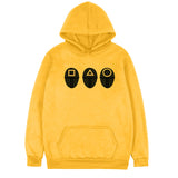 Squid Game Costume Pattern Print Hooded Couple Sweater