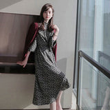 Betty Draper Valentine's Day Dress Vintage Dress Autumn and Winter Skirt