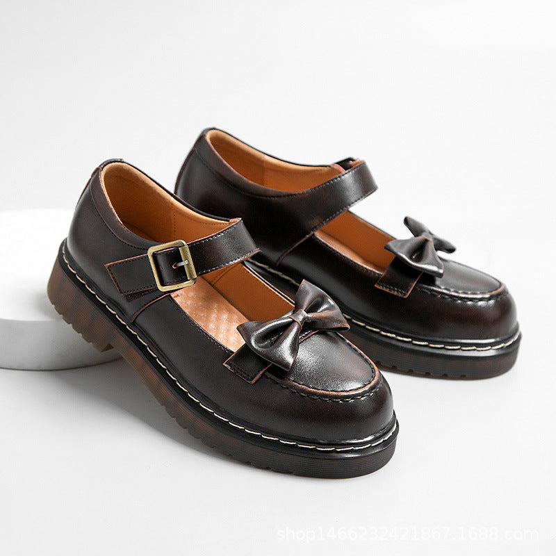 Mary Jane Shoes Spring Flat Bowknot Women'S Shoes