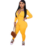 Fall Women's Clothing Fashion Printing Lapel High Waist Hip Lift Casual Sports Fitness Jumpsuit