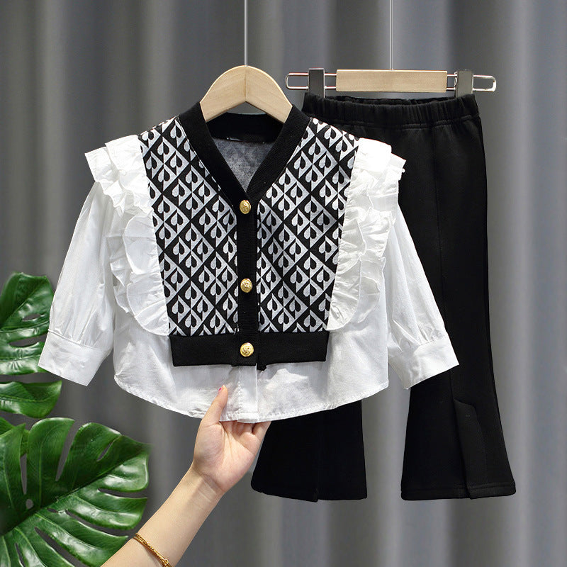 Toddler Boys Sweater Girls' Spring Suits