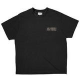 Askyurself T Shirt Paisley Loose Distressed Three-Dimensional Embossed Pattern