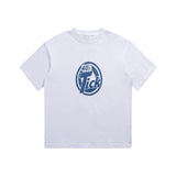 Men T Shitrs Round Neck Pullover Loose Pattern Printing