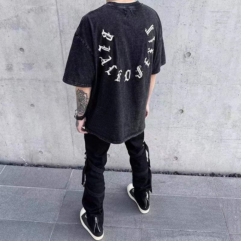 Askyurself T Shirt Loose Couple Short Sleeve T-shirt