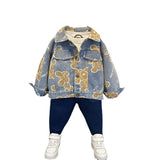 Toddler Boys Jackets Boys' Denim Jacket Spring and Autumn
