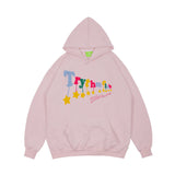 Man Fall Outfits Vintage Casual Hoodie Letter Hip Hop Hooded Sweater