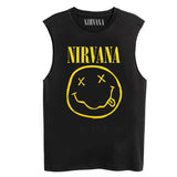 Nirvana T Shirt Rock Sleeveless T-Shirt Vest